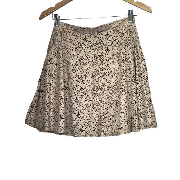 ALTAR'D STATE Skirt Tank Khaki Size S Small Floral Skater Cut Out POCKETS - Picture 1 of 8